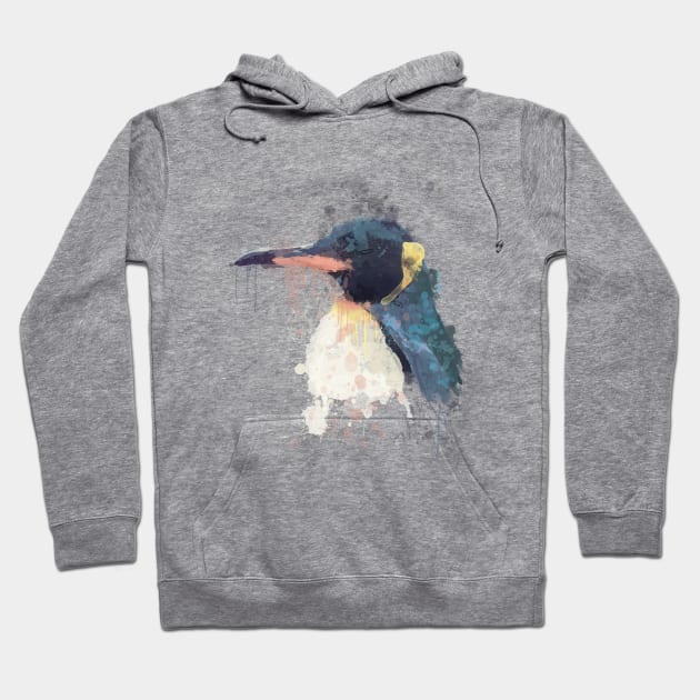 Emperor Penguin Hoodie by douglaswood